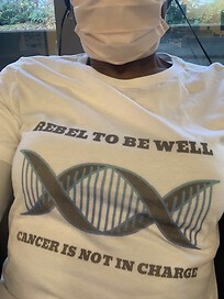 Sporting my shirt at the urologic oncology clinic