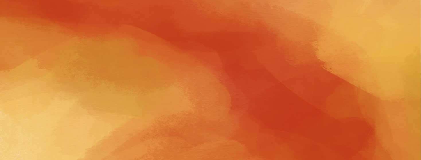 Yellow and red colors swirling together in a painterly style